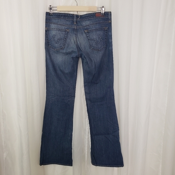 AG Adriano Goldschmeid The Club Flare leg jeans med wash size 28 - Picture 5 of 9